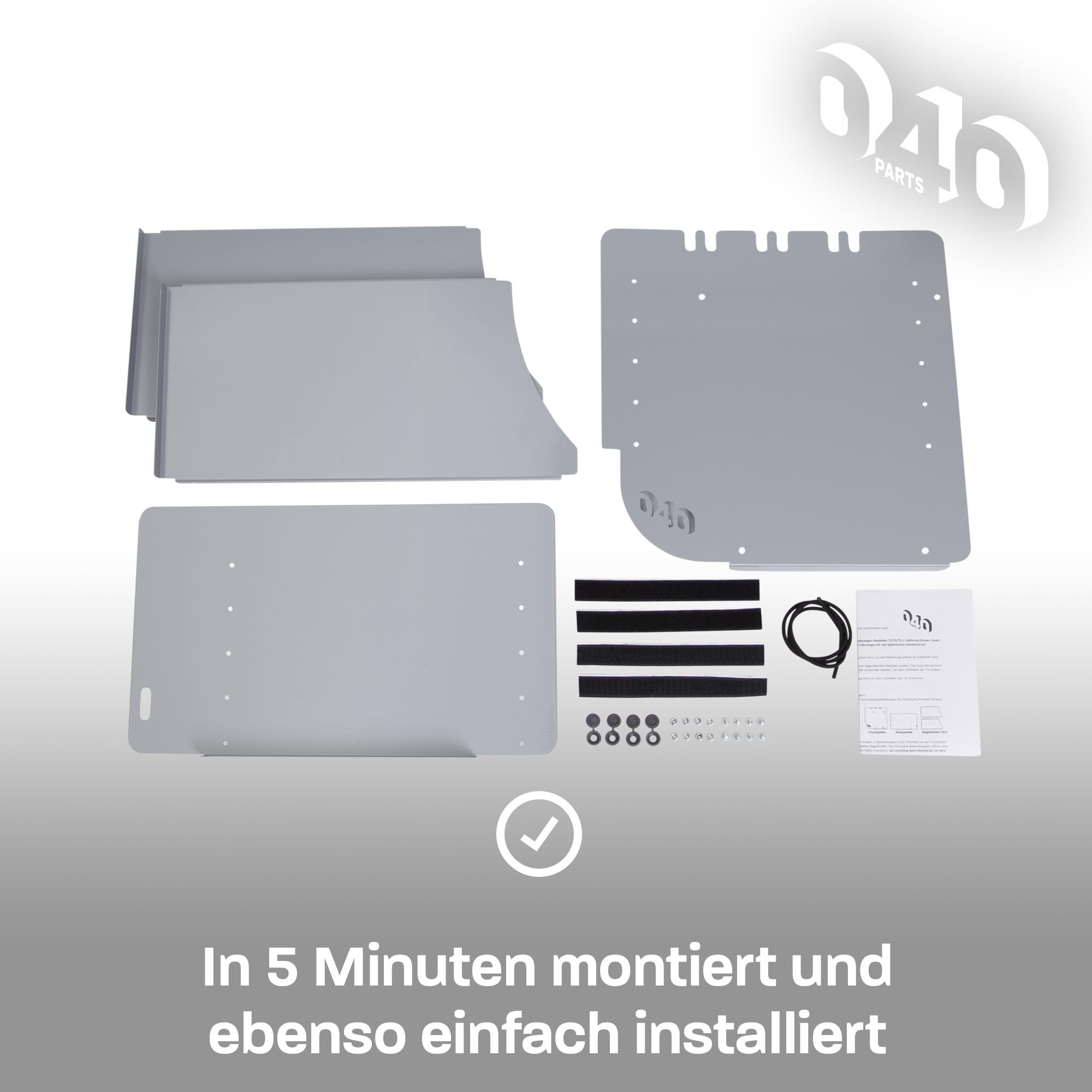 040 Parts Schuhregal für VW T5/T6, Fahrerseite bei Camping Wagner Campingzubehör