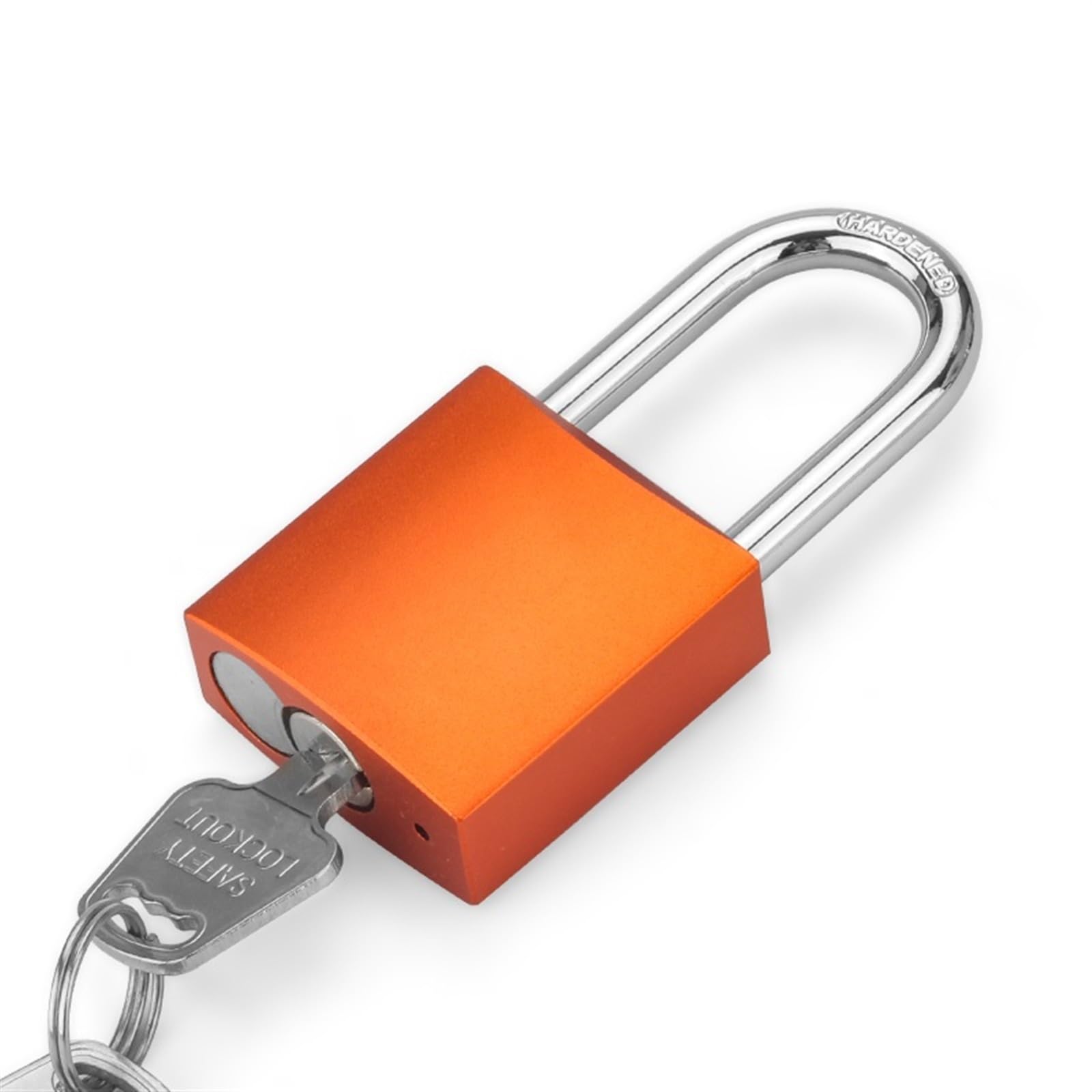 Cadenas à cylindre à 6 goupilles en alu anodisé brillant pour consignes de sécurité lot de 5