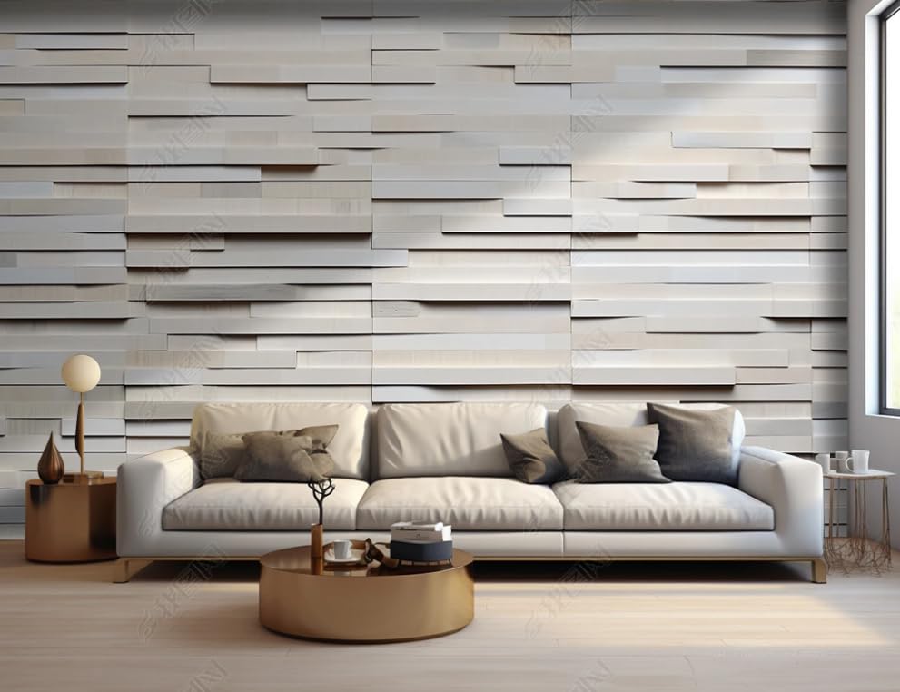 Papier peint intissé graphique pour masquer les défauts d'un mur