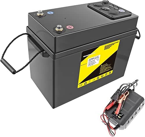 12V 300AH LiFePO4 Lithium Battery with Power Display and Charger