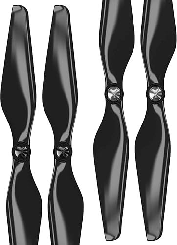 Master Airscrew Hélices de actualización para DJI Phantom 1-3 con tuerca incorporada - Negro 4 piezas