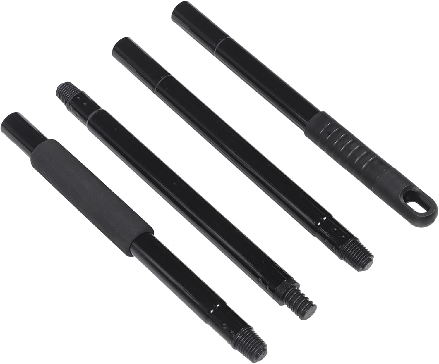 BESTYASH Metal Mop Replacement Handle Coated Threaded Stick Sectioned Mop Stick for Bathroom and Floor Cleaning Easy Assembly Heavy Duty Tool for Home and Commercial Use