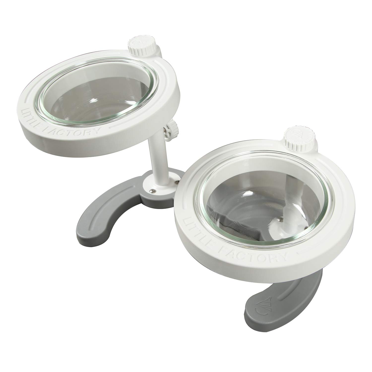 Manmamiya 20030313 Pet Food Bowl, Basic, Double, White