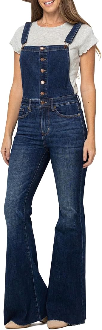 LONGBIDA Skinny Ripped Jeans Denim Jumpsuit Overalls For Women