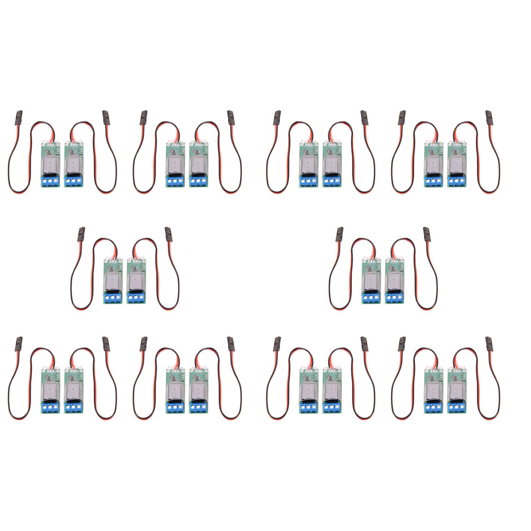 Ctrlzs 20Pcs Rc Pwm Electronic Relay Switch For Rc Airplane Diy Model Navigation Lights Controller Universal K1 Switch