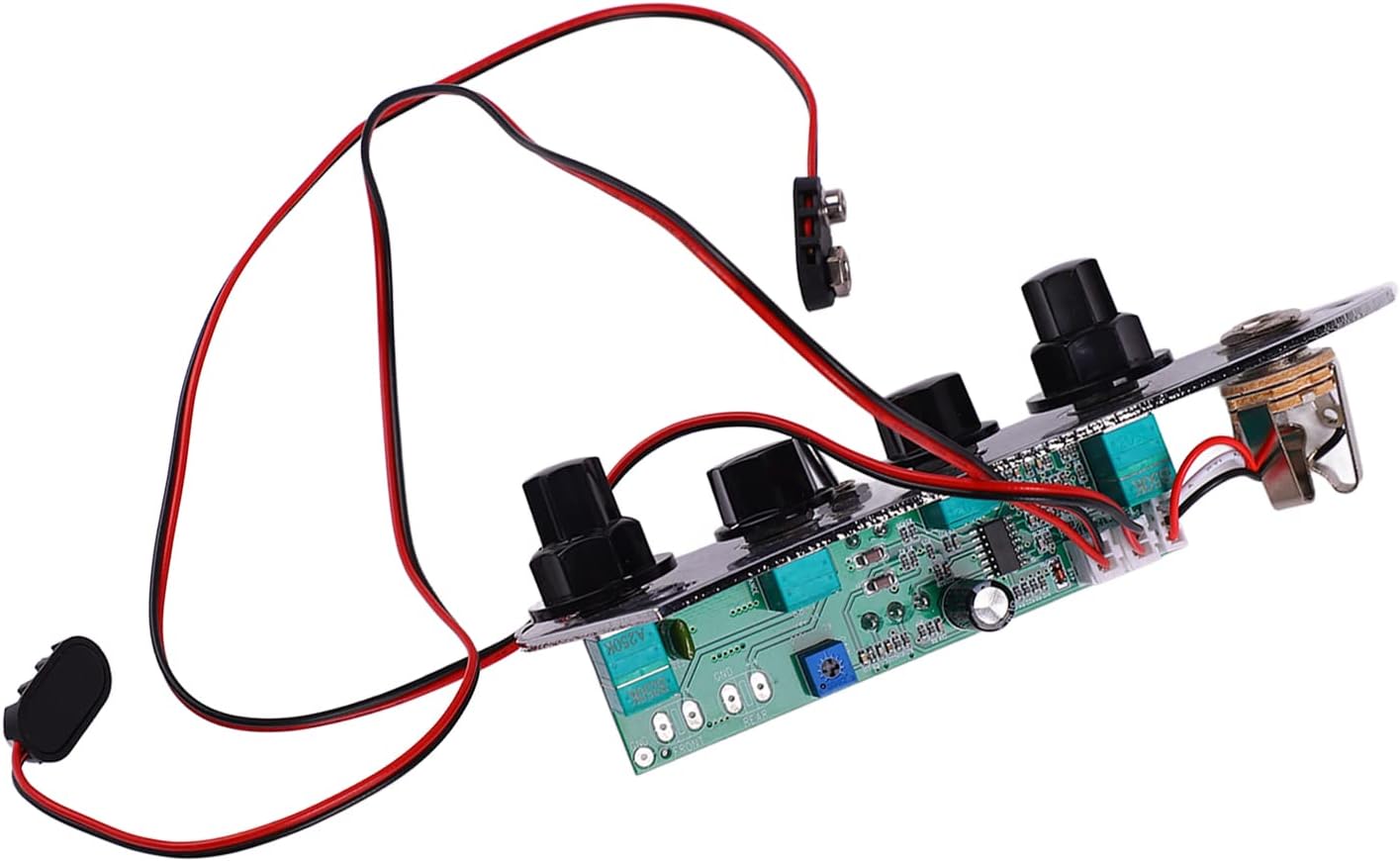 Jazz Bass Control Plate Wiring Harness Fully Wired for Passive and Active Switching