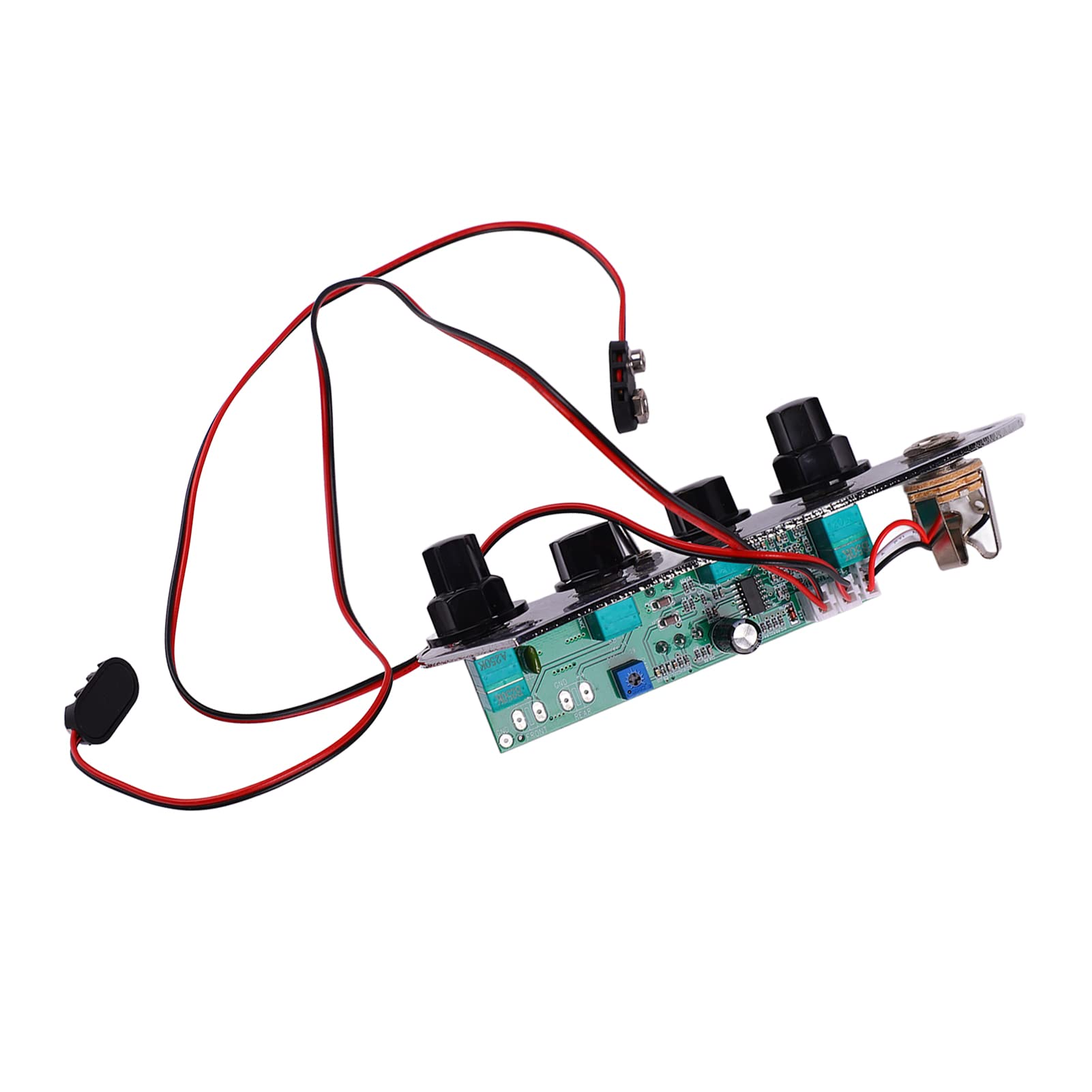 Vollständig Bestückte Steuerplatte, Vorverkabelt mit Kabelbaum für Jazz Bass Passive Active Switching-Instrumentenzubehör