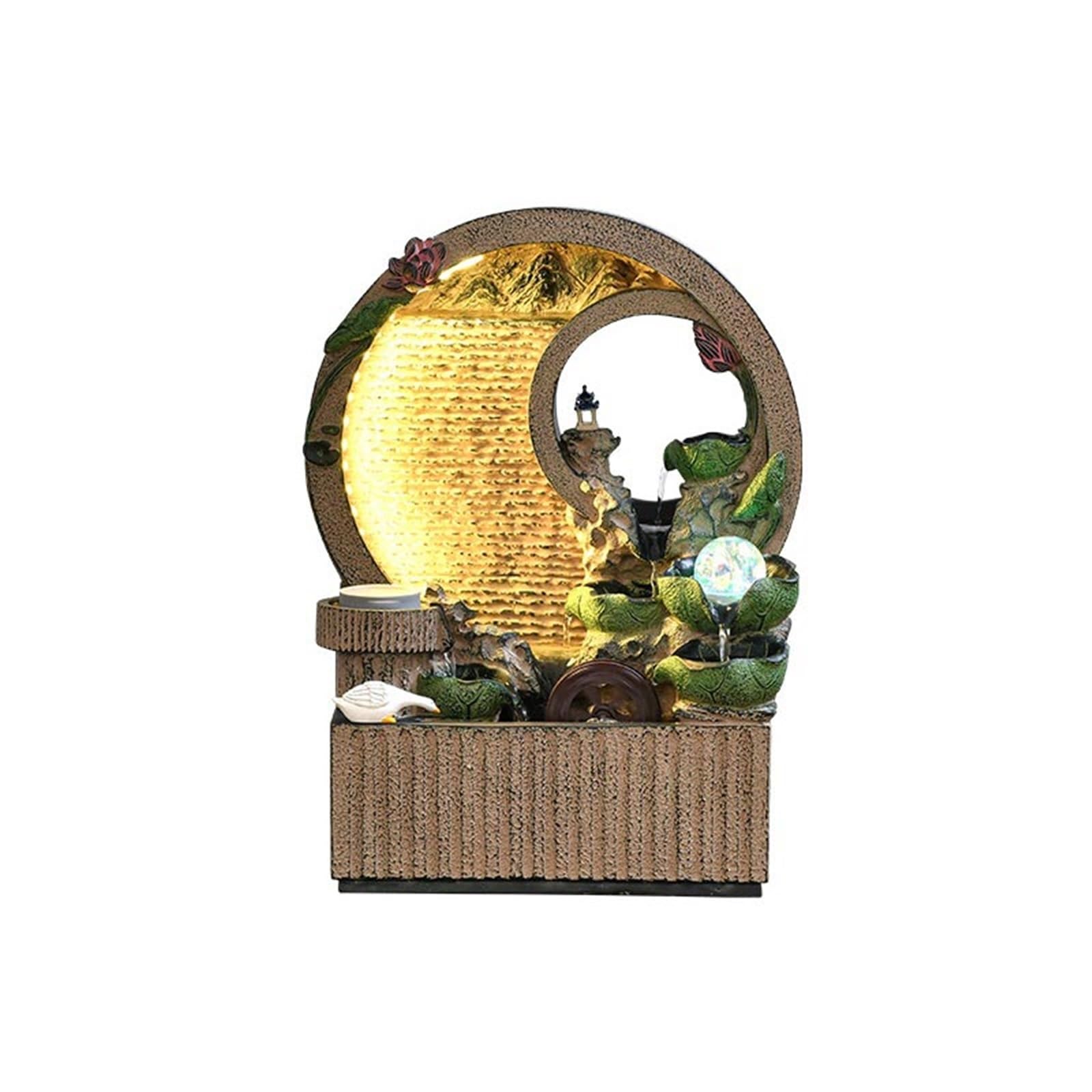 Fontaine d'intérieur style chinois en taille petite pour salon et bureau