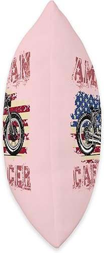 Miniatura 2 de American Cafe Racer Motorcycle Apparel and Merch American Cafe Racer Biker Men Women Adult Teens Boys Girls Throw Pillow, 18x18, Multicolor