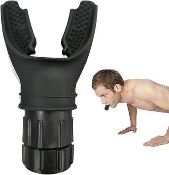 Lung Trainer for Athletes - Compact Respiratory Training Device with Intensity dials, Airflow Strengthener for Adults | Breath Control Tool for Swimmers, Runners, Musicians and Voice Exercises
