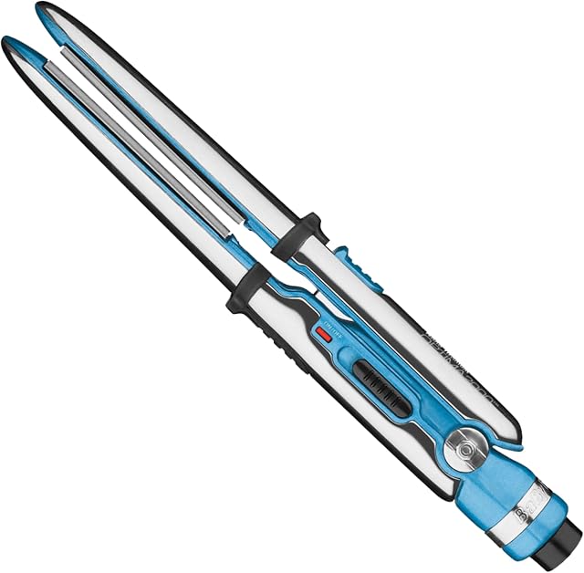 BaBylissPRO Nano Titanium Stainless Steel Mini Travel OPTIMA Flat Iron, Compact Hair Straightener with 3/4" Inch Wide Plates to smooth strands and create shine, Heats To 420°F, For All Hair Types