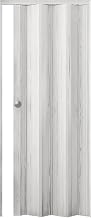 ESTO Folding Door with Lock Internal Key 84 x 215 cm Size, Economy and Premium Quality, Sliding Door 6 Different Colours White, Walnut, Cherry, Dark Wood (Veined White)