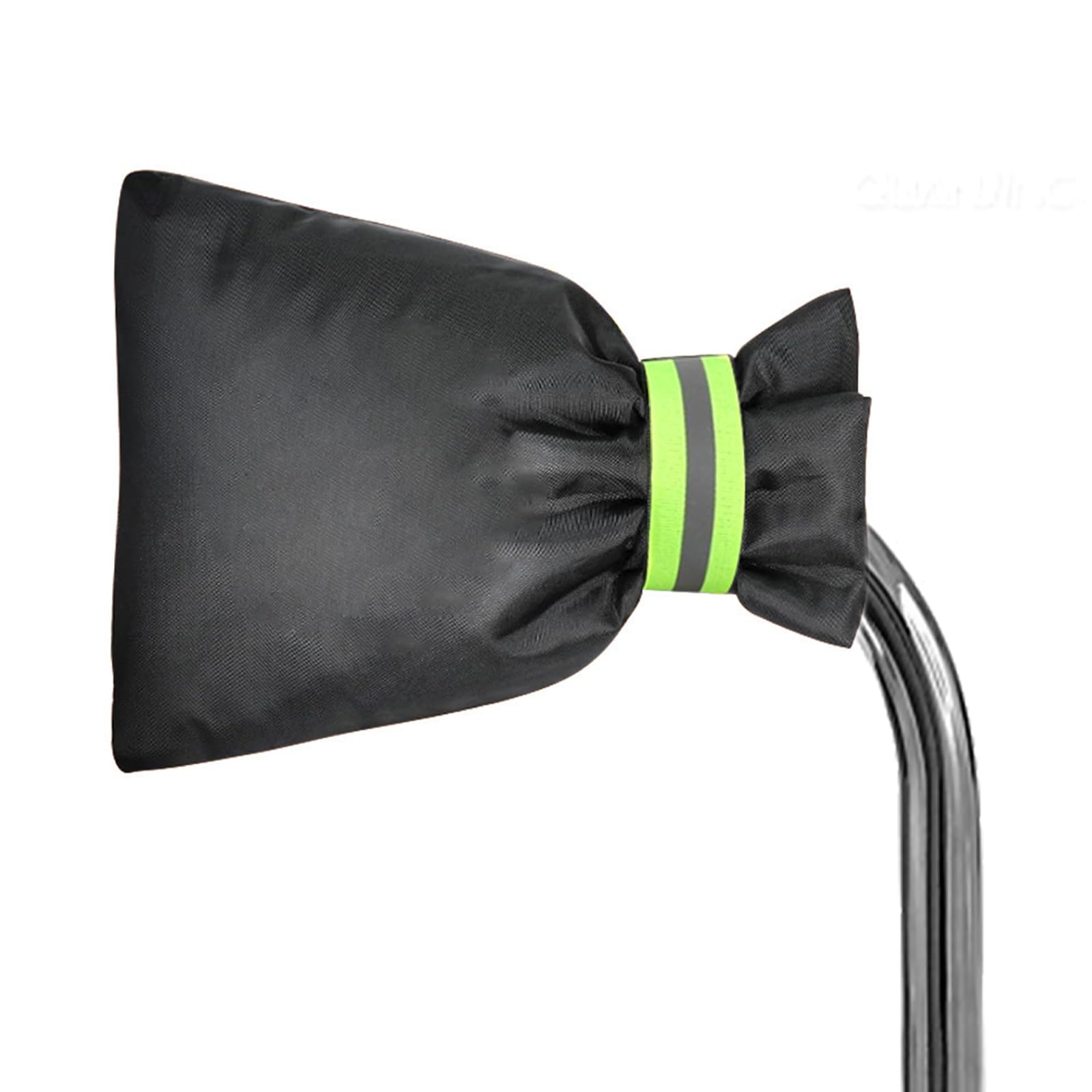 Vqunbg Black Outside Tap Covers For Winter, 2Pcs Large Tap Cosy Cover Thickened Outdoor With Reflective Strip, Jacket Insulated Protector From Freezing Waterproof,