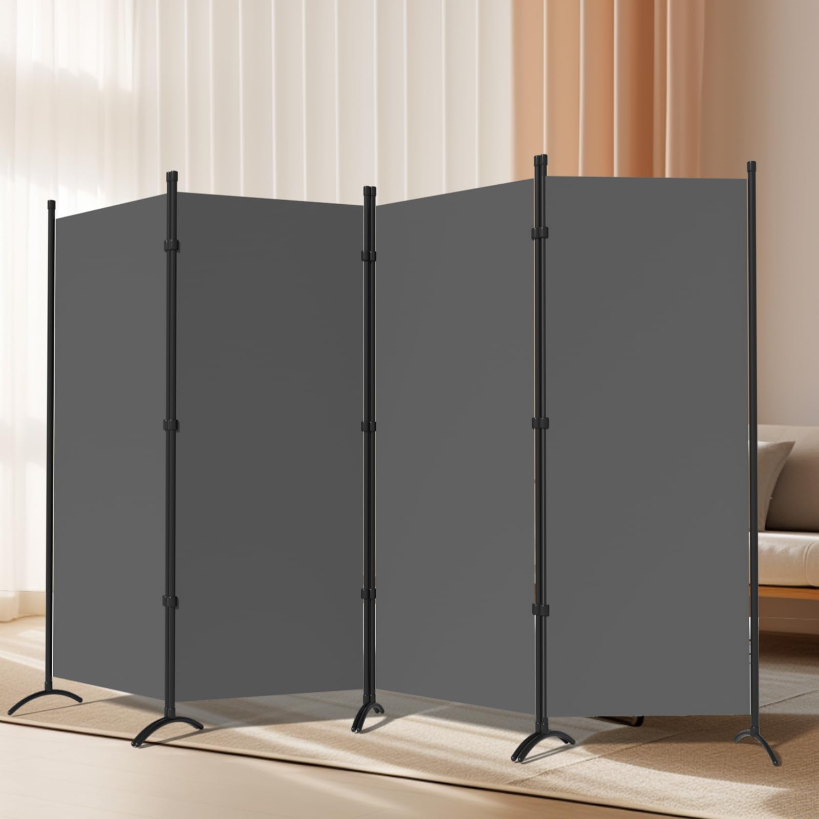 Amazon.com: 4 Panel Room Divider, Folding Privacy Screen Wall