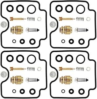 4-Pack Carburetor Carb Repair Rebuild Kits Replacement for Yamaha FZS1000 FZ-1 FAZER 2001-2005