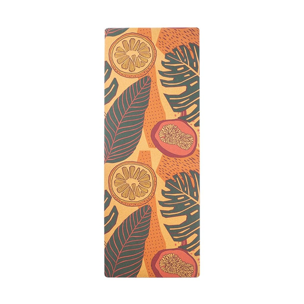 Tappetino da Yoga in Sughero 72in*24in*3mm Antiscivolo Stuoia del Pavimento Dell'equilibrio Assorbente Agli Urti a Prova di Sudore Stampa Tappetino per Pilates per lo Yoga Caldo
