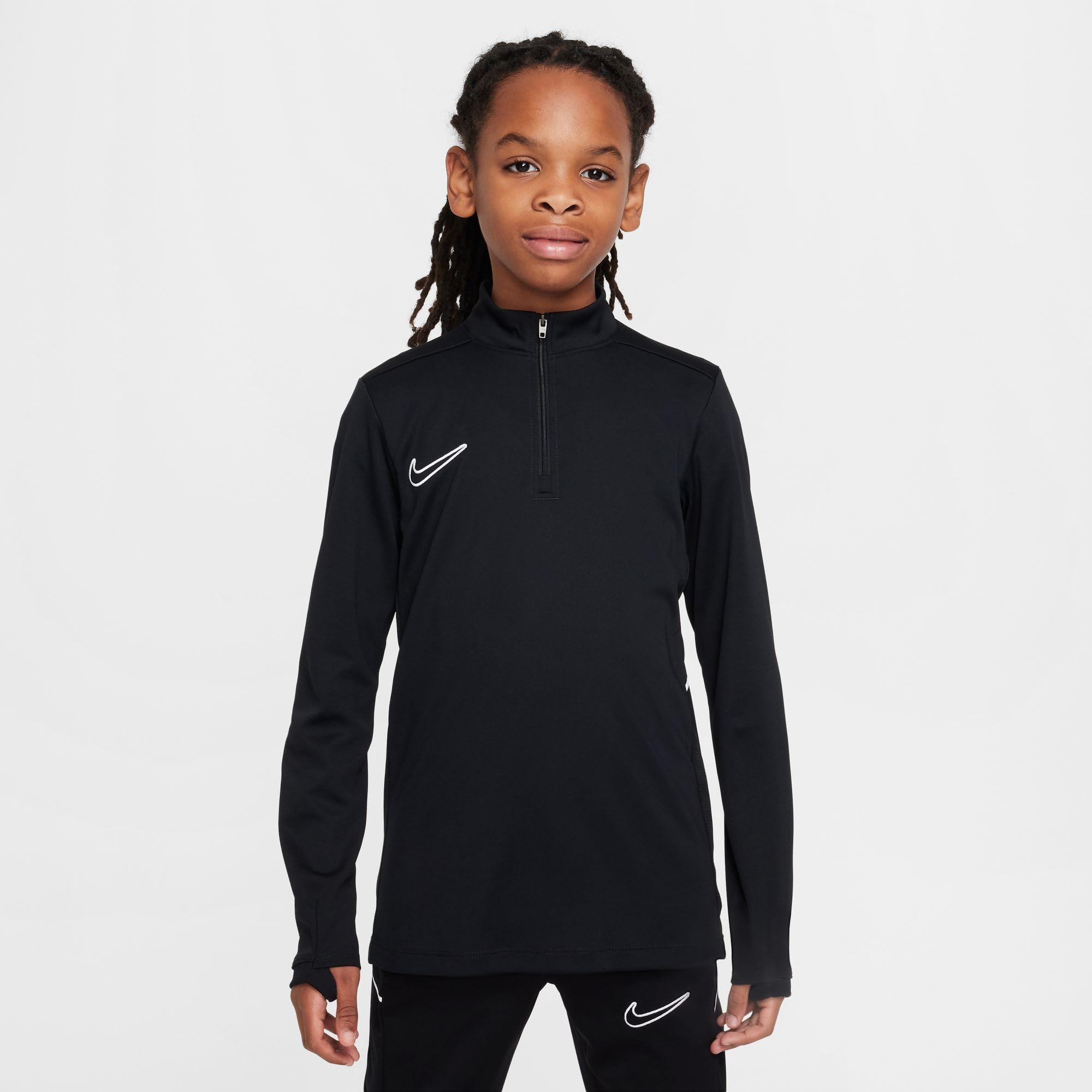 NIKE Academy Camiseta de Entrenamiento de Fútbol de Manga Larga Dri-fit con Cremallera de 1/4 - Niño/A Sweatshirt Unisex niños (Pack de 1)