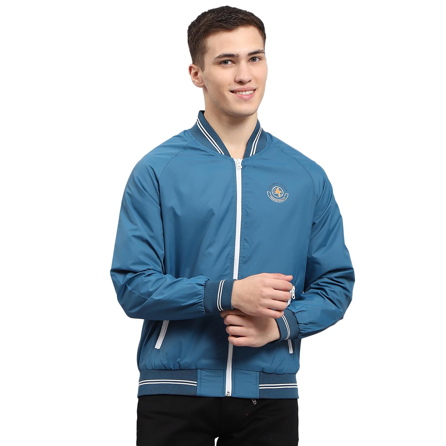 monte carlo Mens Solid Mock Neck Full Sleeve Jacket (224261867)-picture-29