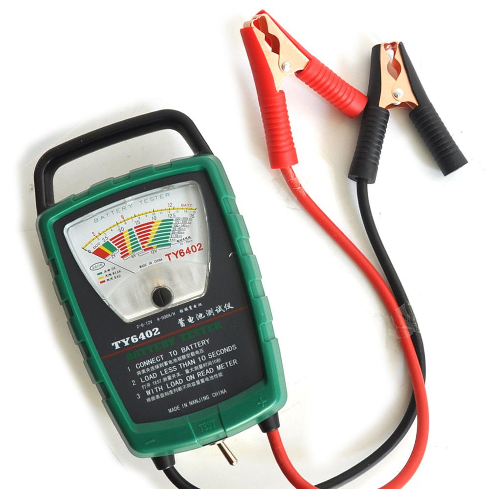 Prueba de batería de Alta precisión Profesional de 4 – 500 Ah 2 V 6 V 12 V con Dispositivo electrónico de comprobador de batería para Coche