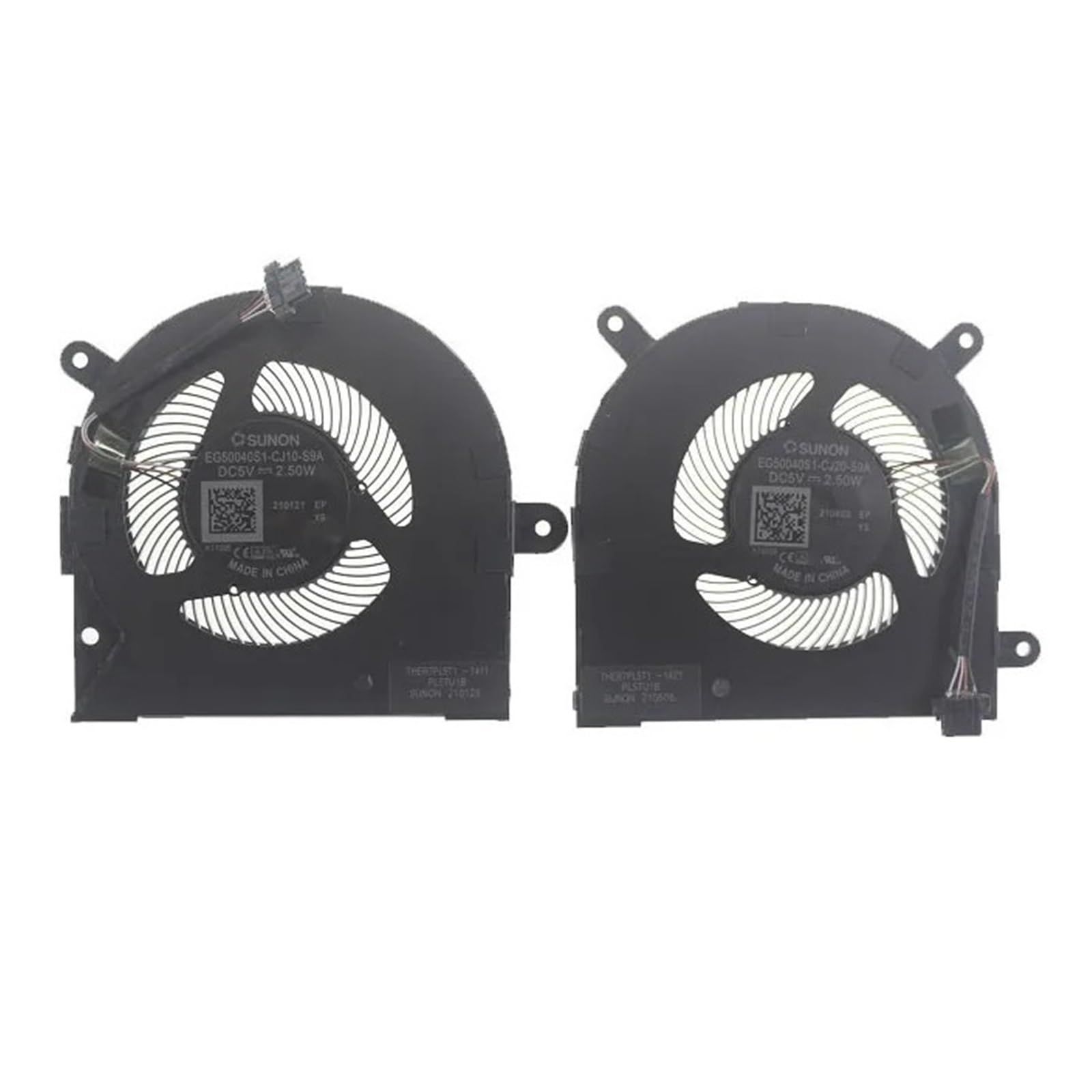 tianwandong Laptop Cooling fan EG50040S1-CJ10-S9A EG50040S1-CJ20-S9A DC5V 2.50W 4Pin for 15 PL5TU1B(SET)