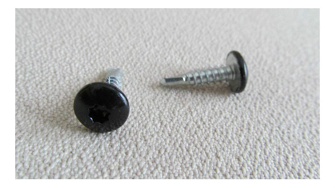 TEN- 3/4" Stainless Steel Self Tapping Sheet Metal Screw Exterior Wall Trailer E - Foto 2