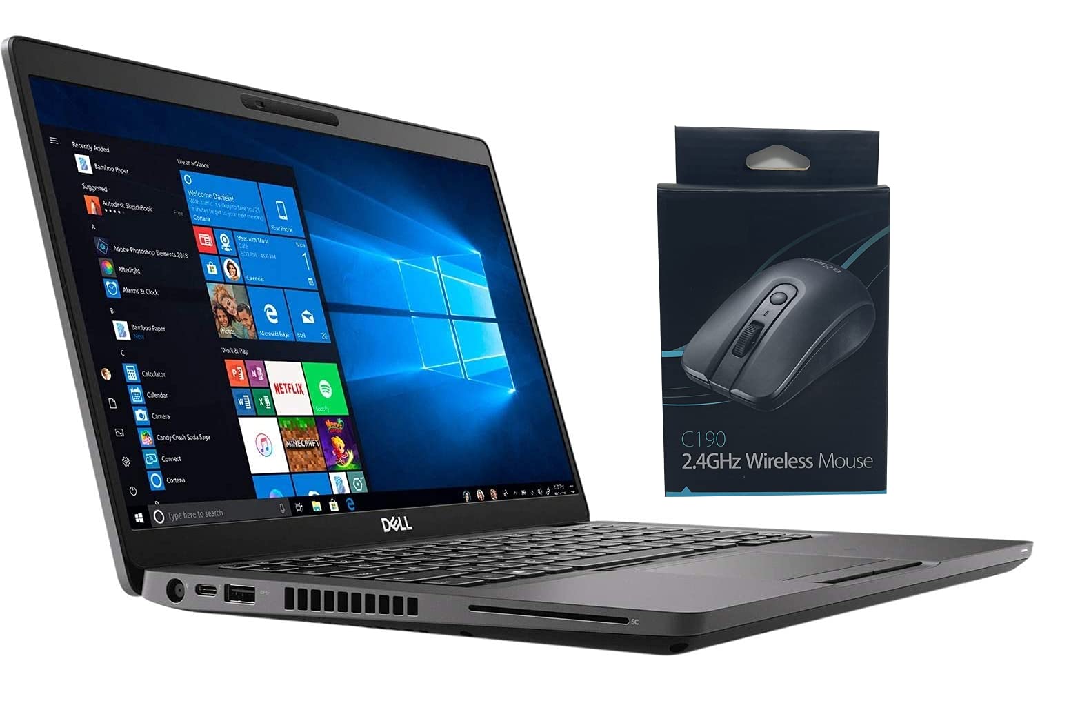 Dell Latitude 5300 Laptop Notebook 2-In-One, Intel Core I5 8Th Gen Processor, 8Gb Ram Ddr4, 256Gb Ssd Drive, Touch Screen, Type C Port, Wifi & Bluetooth, Wireless Mouse, Windows 10 Pro (Renewed)