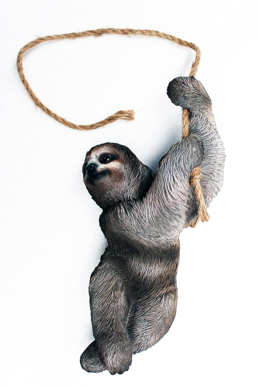 DEKOFIGUR Faultier Albert – Lebensechte Gartenfigur, 40 Cm Hoch, Aus Polyresin, Für Indoor & Outdoor