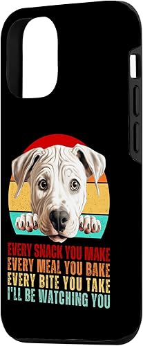Vista 5 de iPhone 11 Pro Funny Dogo Argentino Puppy Argentine Dog Every Snack U Make Case