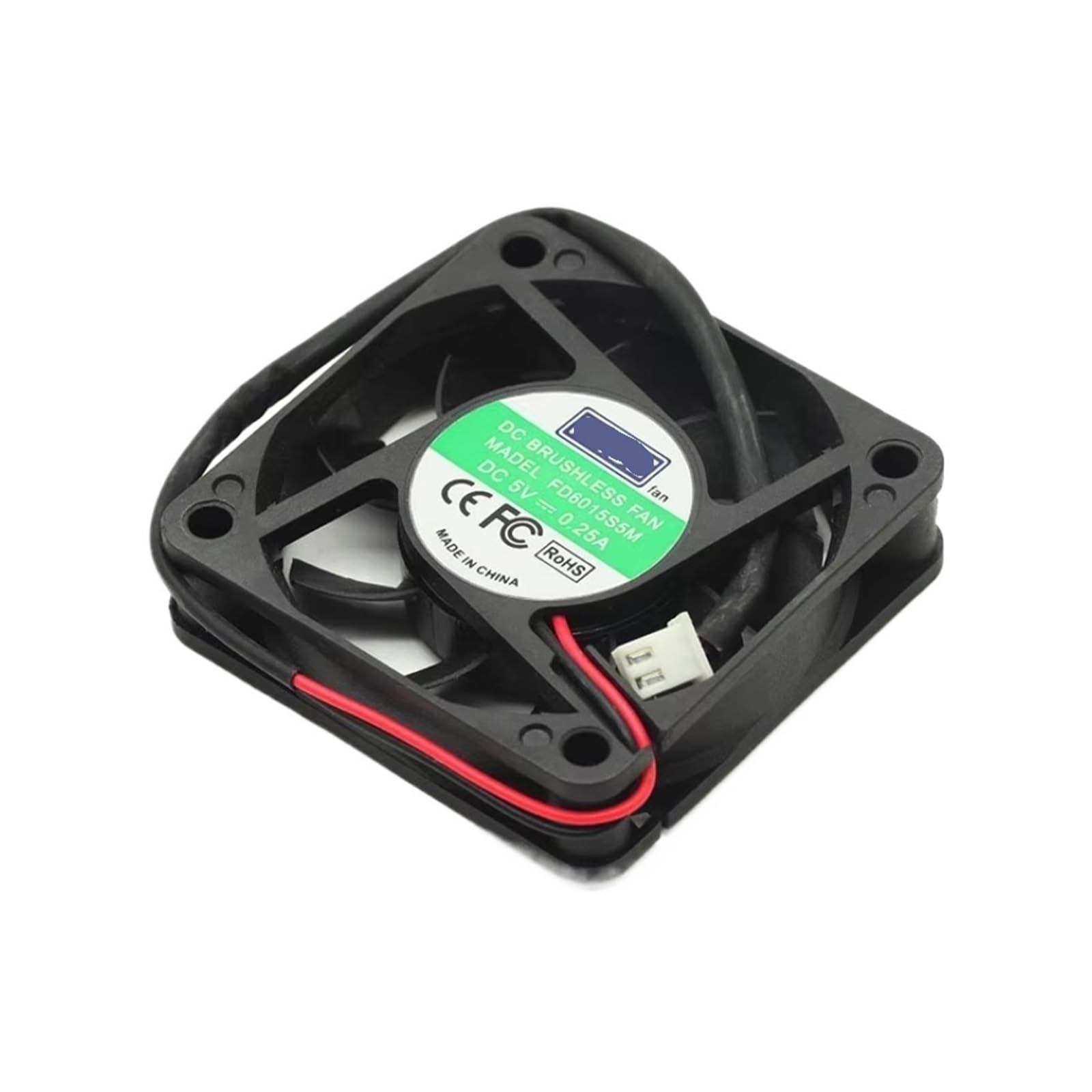 UITGVDQAT FD6015S5M Server Cooling Fan DC 5V 0.25A 60x60x15mm 2-wire