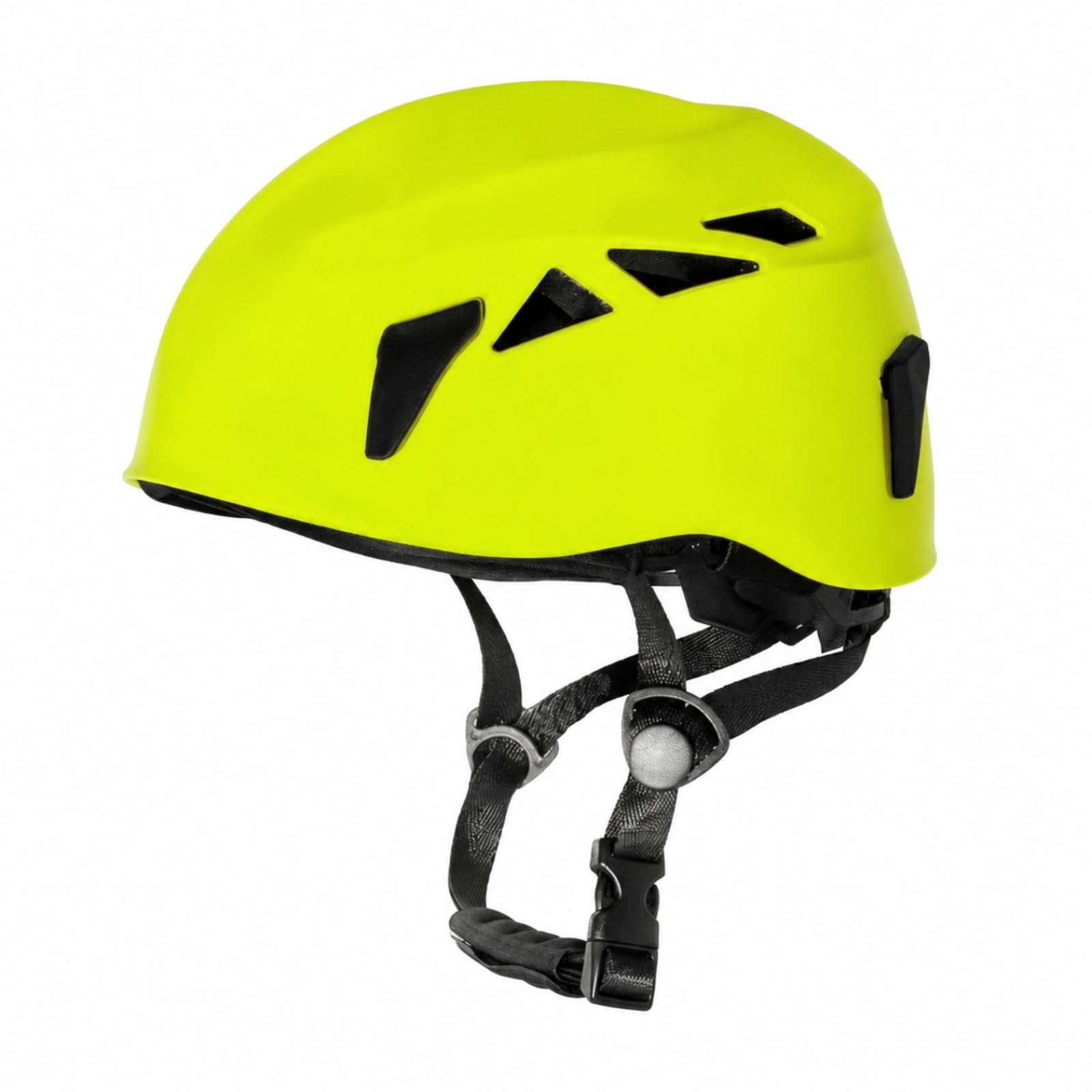 Amagogo Casque d'escalade Casque de Grimpe Casque d'alpinisme Casque de Spéléologie Coque Résistante Ventilé Harnais Ajustable 400 G Adapté à Escalade Alpinisme Spéléologie Missions de Terrain