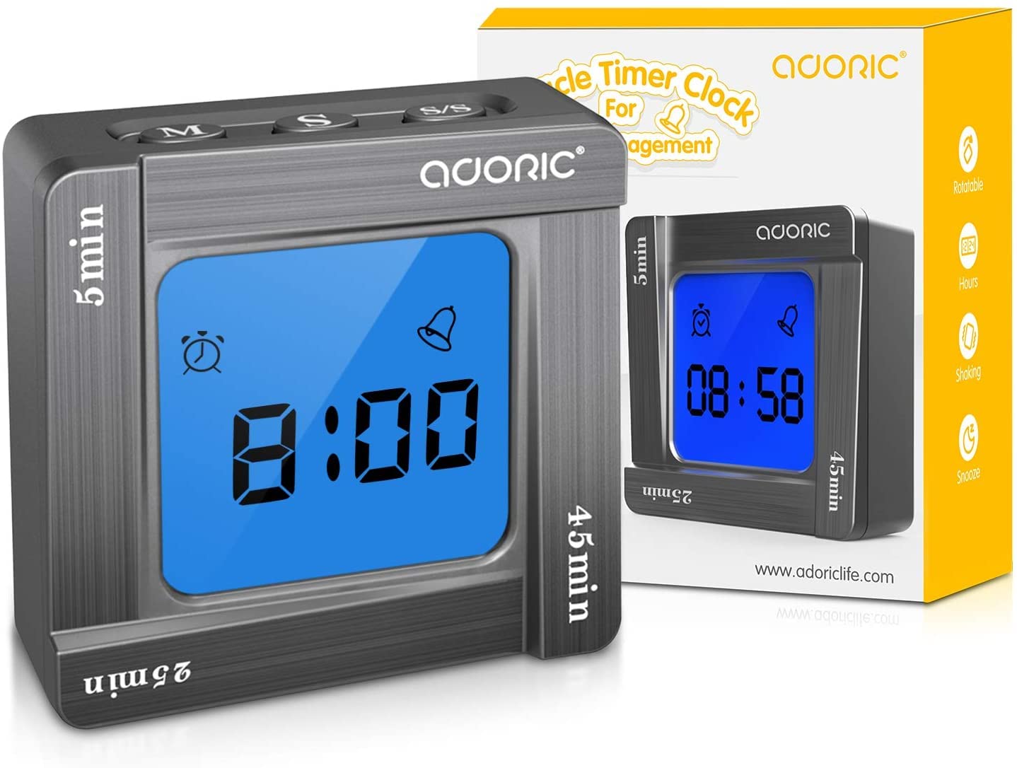 Buy Alarm Clock, Small Digital Alarm Clock for Bedrooms Clocks with