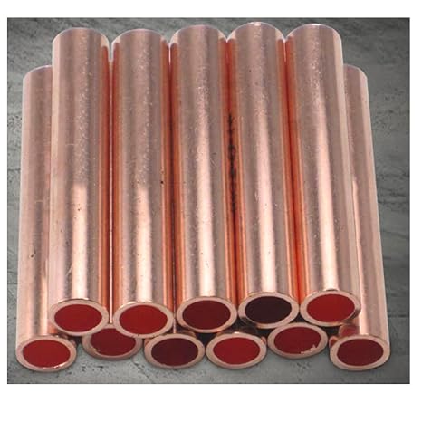 1 Piece Red Copper Seamless Round Straight Copper Tube,Used for Axles Etc.Outer Diameter 22mm, Wall Thickness 1mm, Length 0.5m.