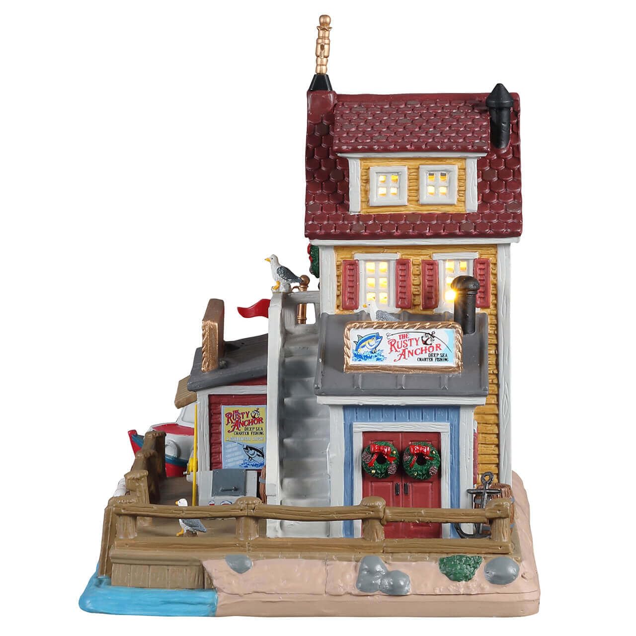 Lemax The Rusty Anchor Deep Sea Charter Fishing #15755