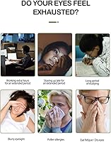 Vista 6 de Parches de ojos herbales libres de medicamentos: alivia los ojos secos, el enrojecimiento y la fatiga ocular digital, fórmula de acupresión