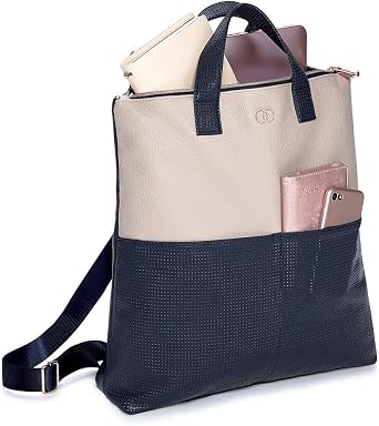 Caboodles Life & Style Essential Tote Bag, Padded Computer Bag with Easy Access Pockets, Multicolor