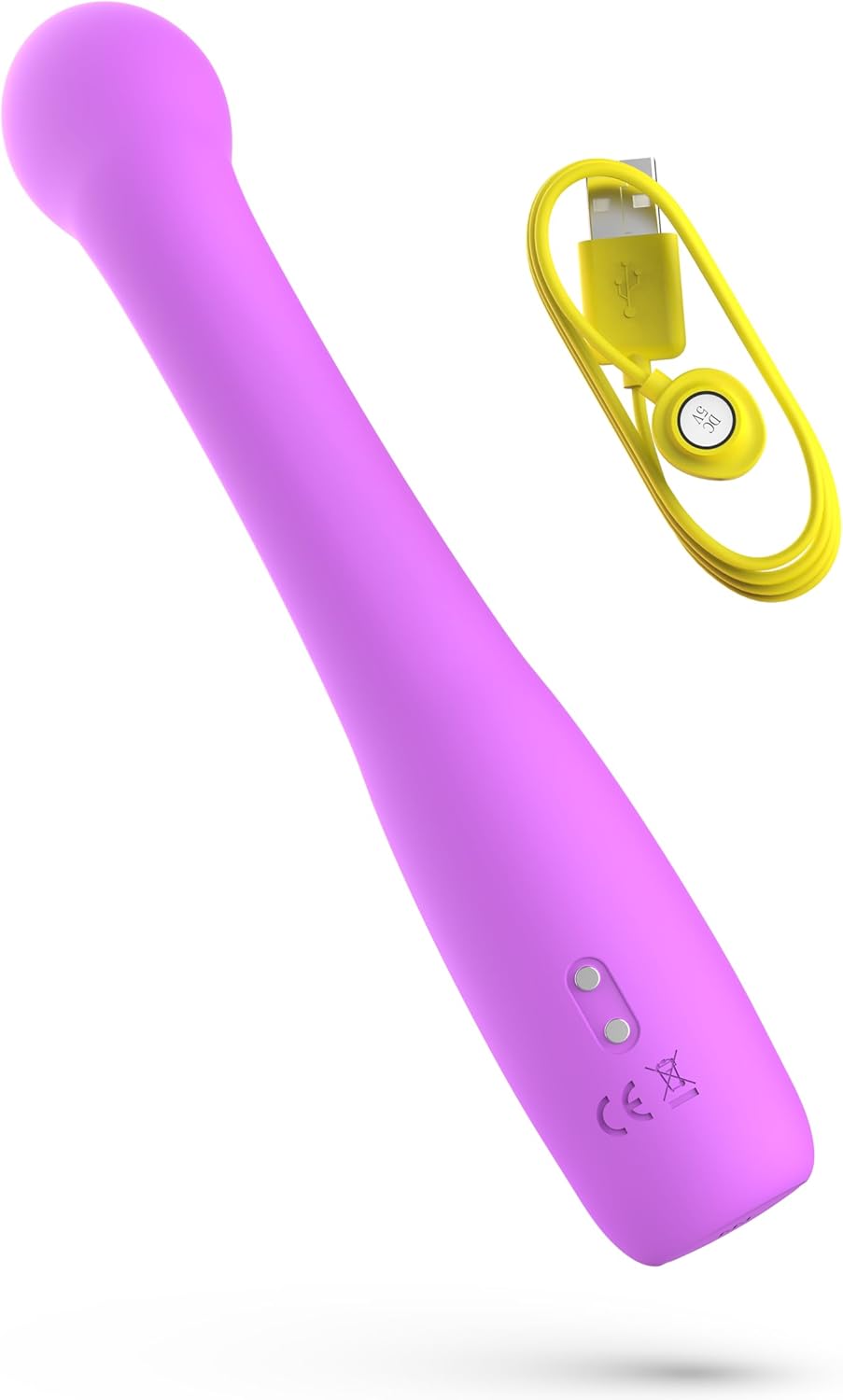B Swish Bgee G-Spot Vibrator, Adult Sex Toys for Women and Couples, Full Silicone, USB Rechargeable, Waterproof, Flexible, Heating Head, Clitoral Nipple Stimulator Dildo with 5 Vibration Modes