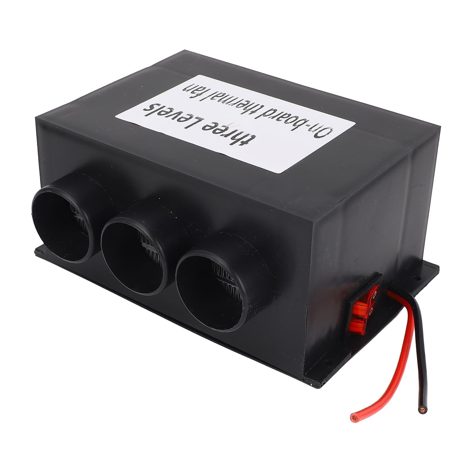 Elektroniczna automatyczna termowentylator DC 24 V 600 W z 3 portami - Odszranianie i odmgławianie zapewniające widoczność szyby - Posiada podwójne pokrętła regulacji temperatury