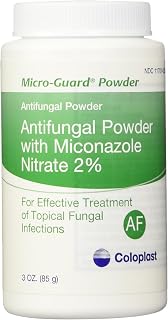 Coloplast Micro-Guard Antifungal Powder with Miconazole Nitrate 2% - 3 oz, Pack of 6