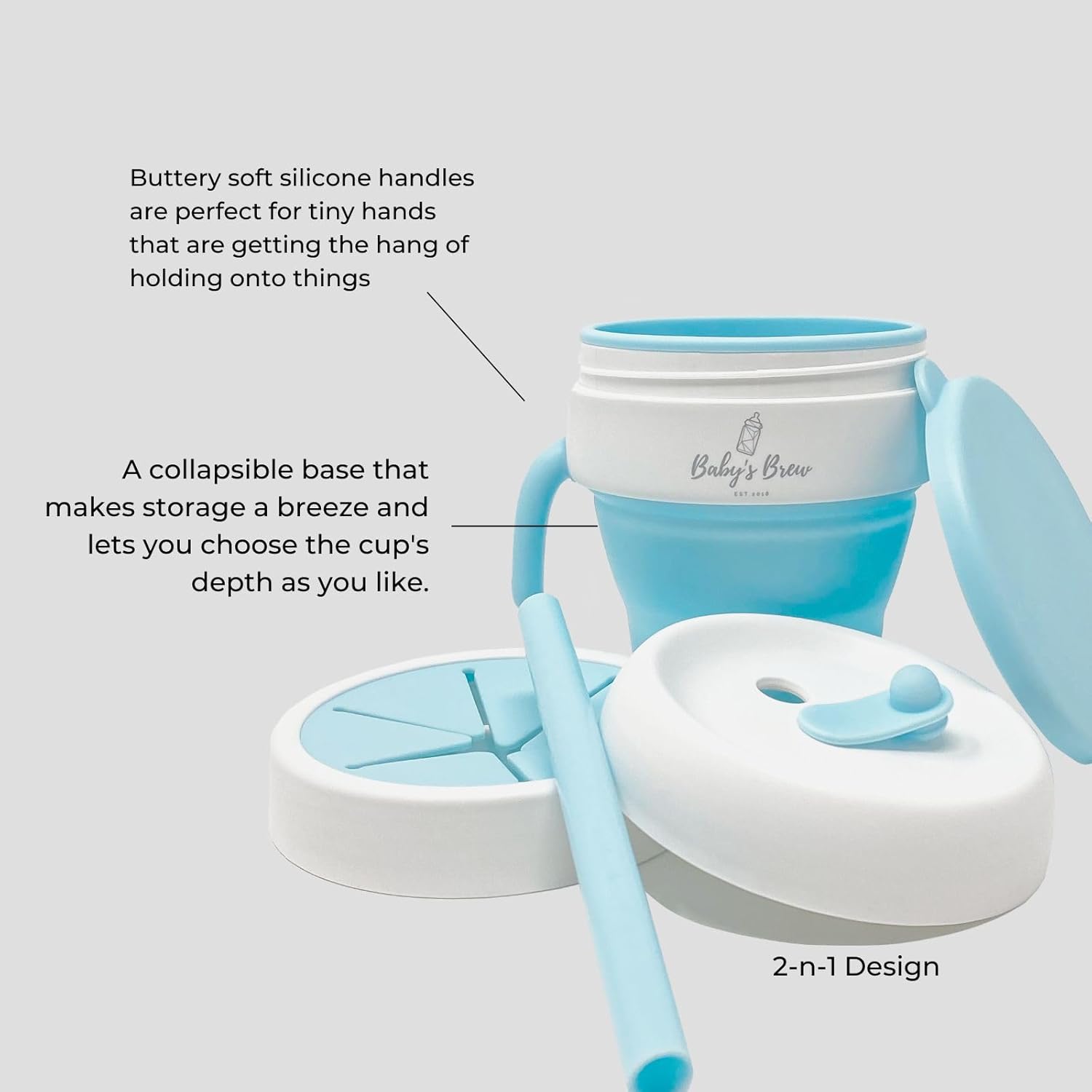 Baby's Brew Feeding Bundle in Blue/Green