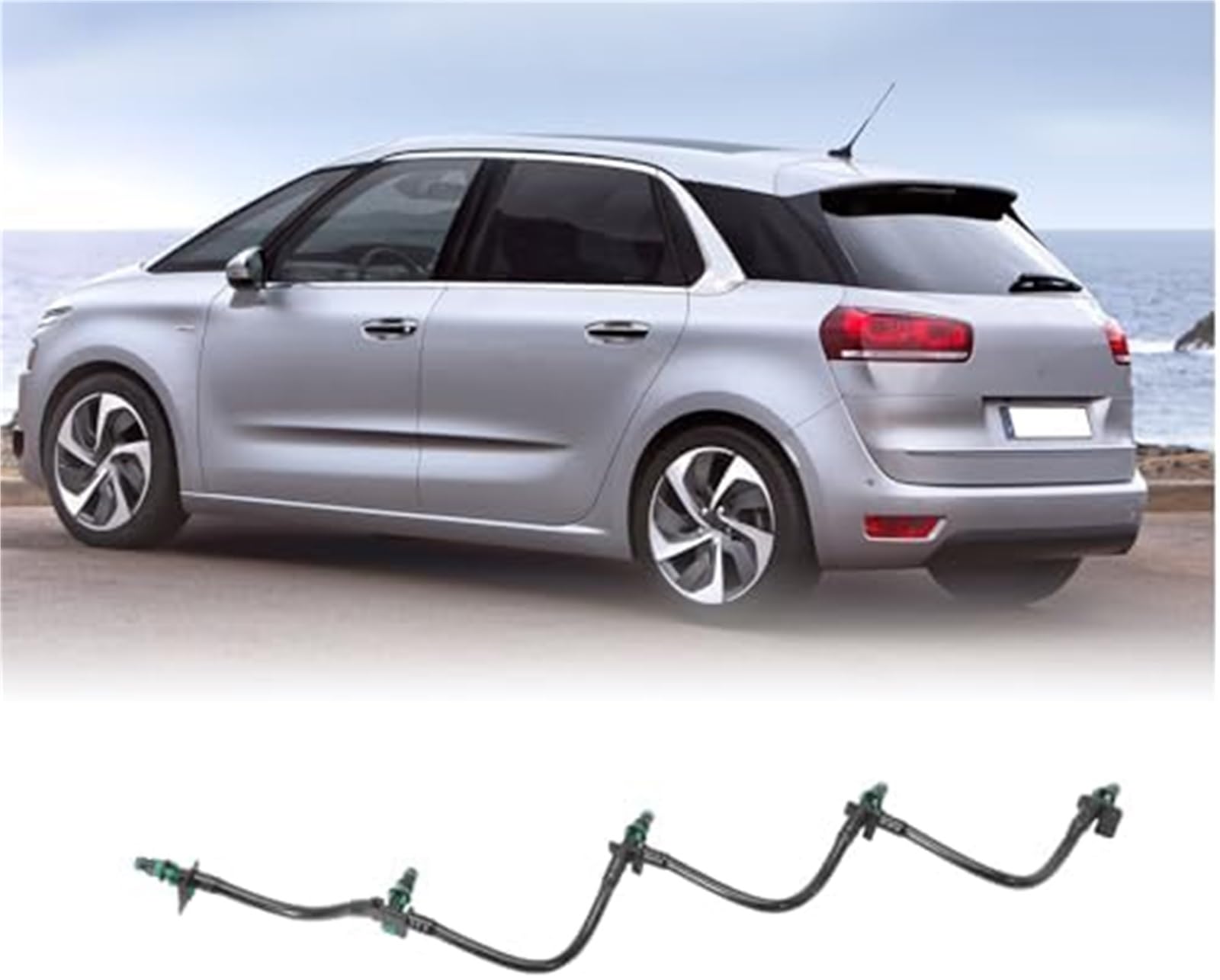 Tubo flessibile di ritorno for perdite iniettore carburante, for Focus, S-Max Kuga C4 C5 C8 308 407 Expert 1779762 1574AJ Linea di ritorno del carburante