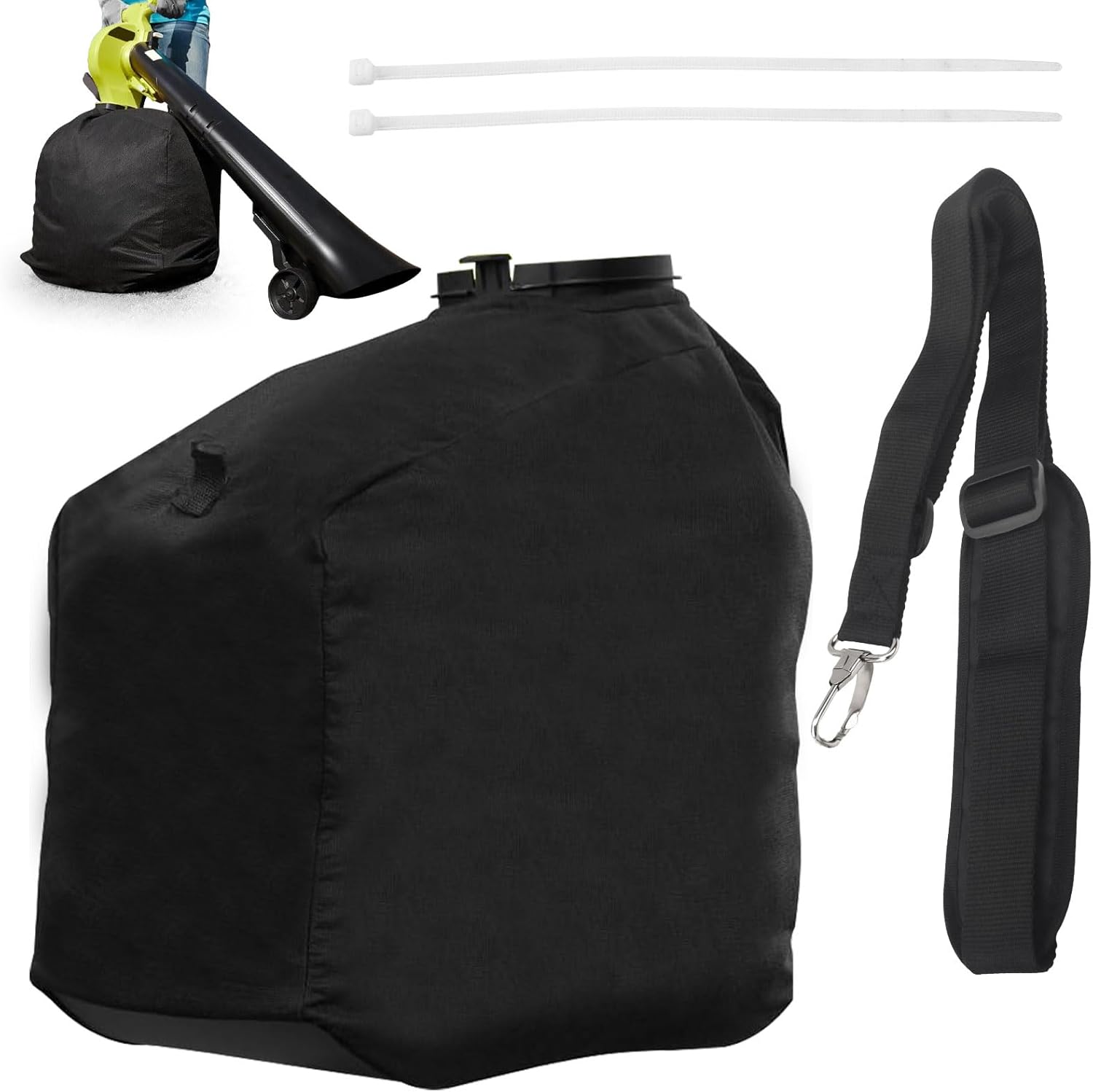 Leaf Vaccum Vac Attack Bag 205110001 Compatible with Ryobi 40V RY40405 RY40405VNM Cordless Leaf vacuum