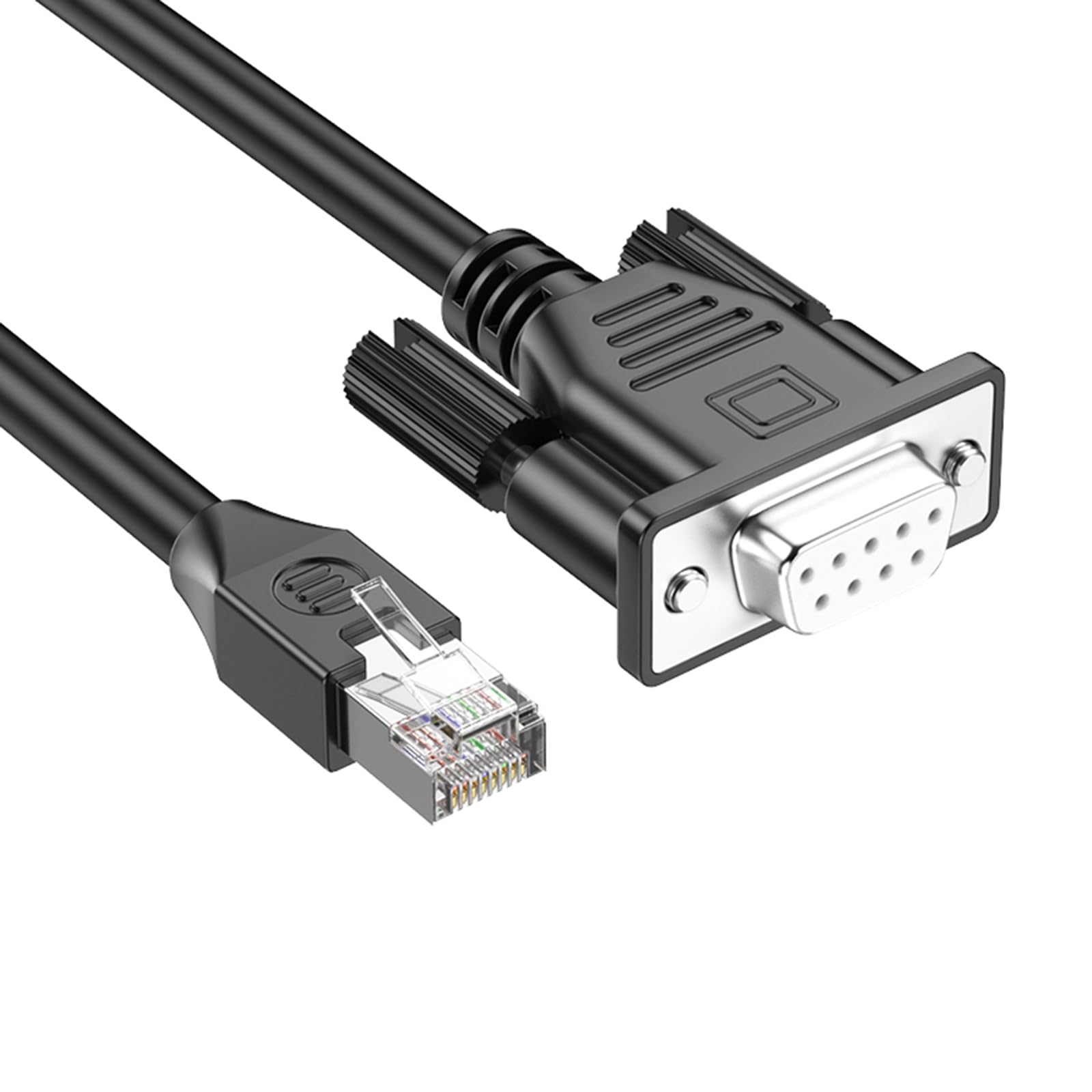 Amazon.co.jp: Florisync RJ45 - D-sub 9ピン RS232 電源ケーブル オス