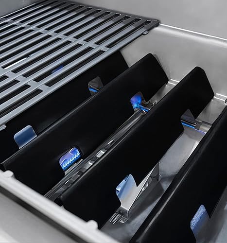 Miniatura 42 de Piezas de repuesto para parrilla Weber GS4 Spirit II 200 Series, Spirit II E-210, S-210 (control de montaje frontal), barras aromatizantes 7635