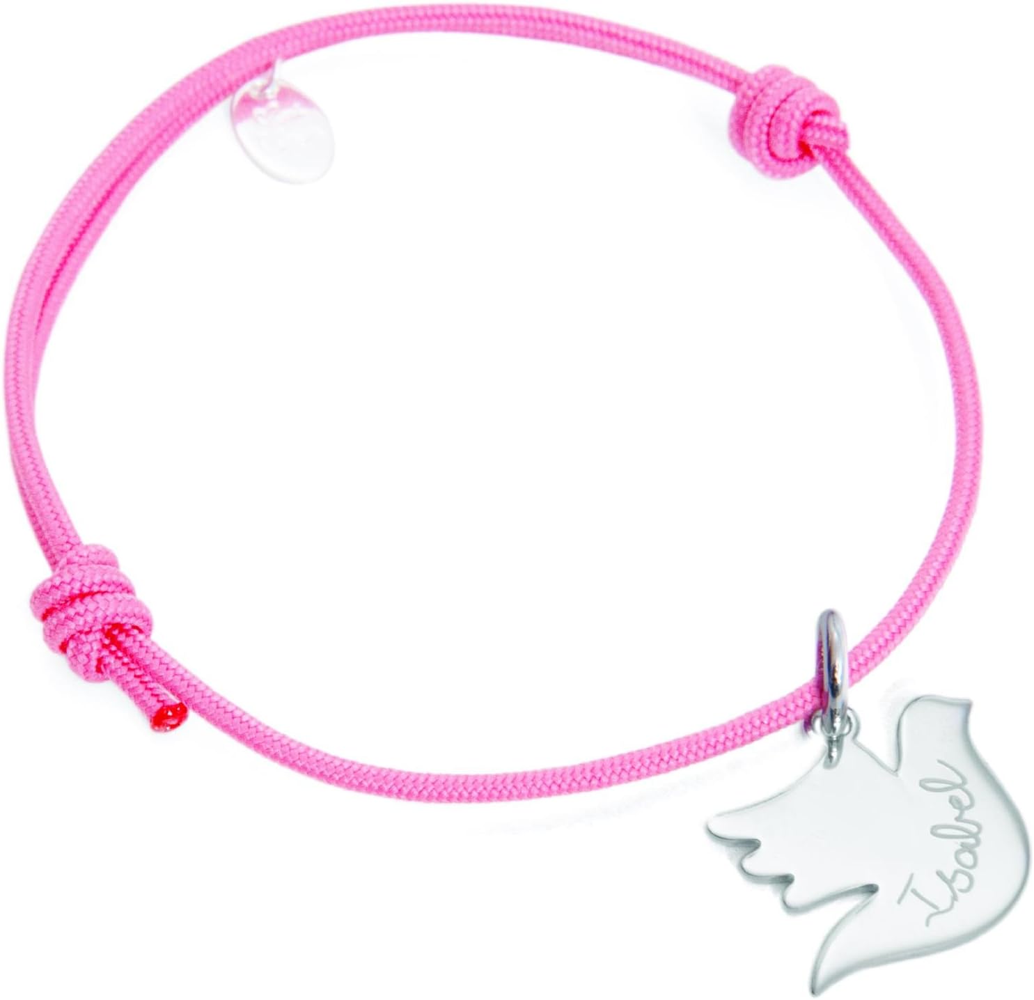 India Personalised NAME Bracelet with Silver Peace Dove