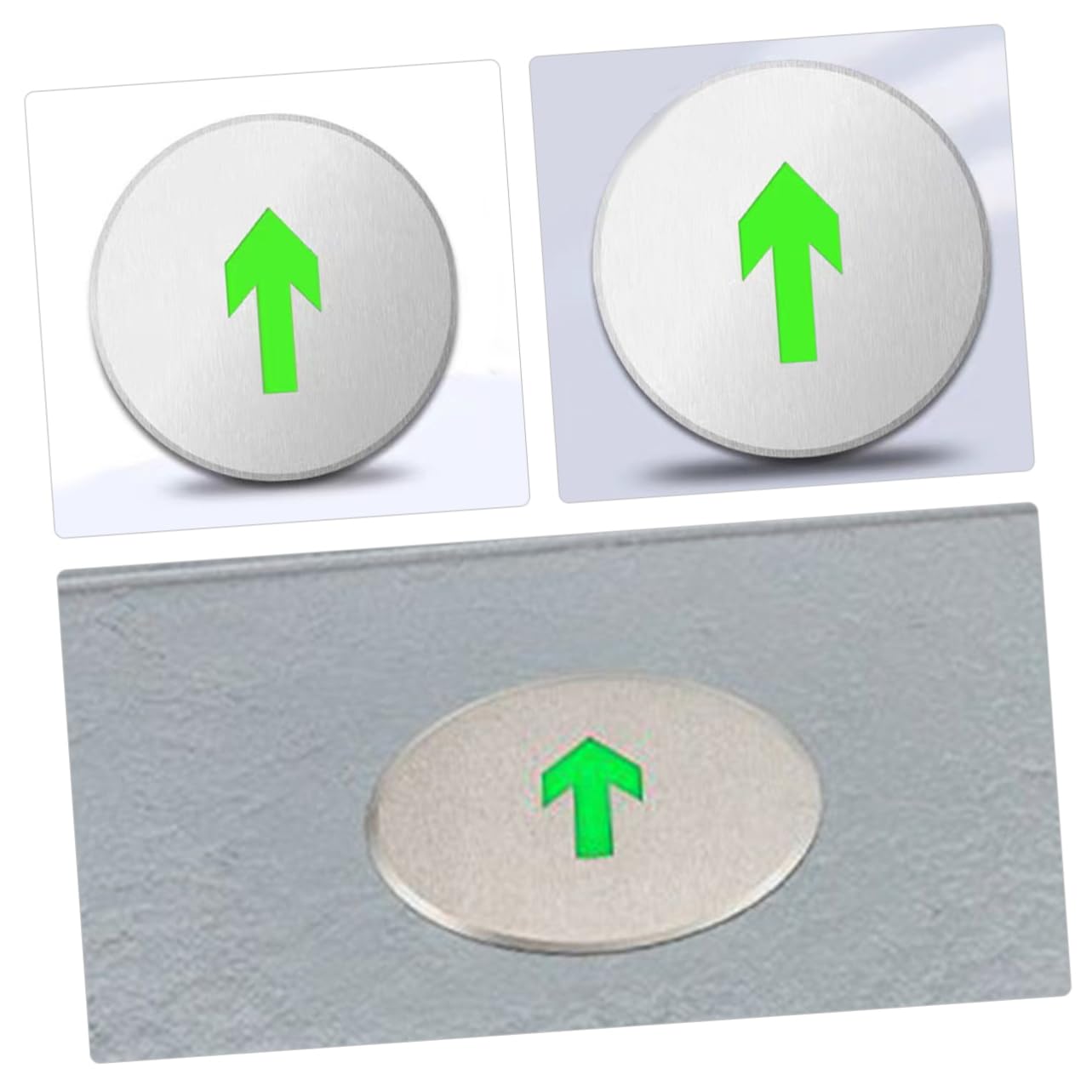DOITOOL Luz Fluorescente Luminosa De Referencia Señal De De Emergencia Para Iluminación De Emergencia Señal De Salida Para Uso Pasillos y Salas