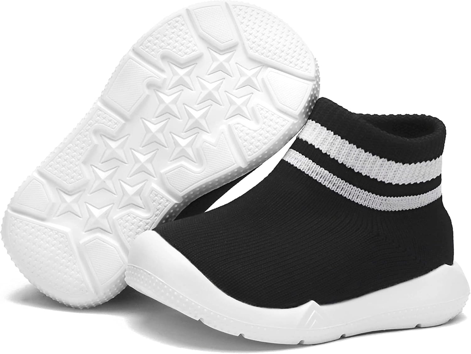  | Baby Boy Girls Animal Non-Skid Indoor Slipper Infants Breathable Elastic Socks Shoes with Memory Insole Protect Toes Panda Tiger Fox | Slippers