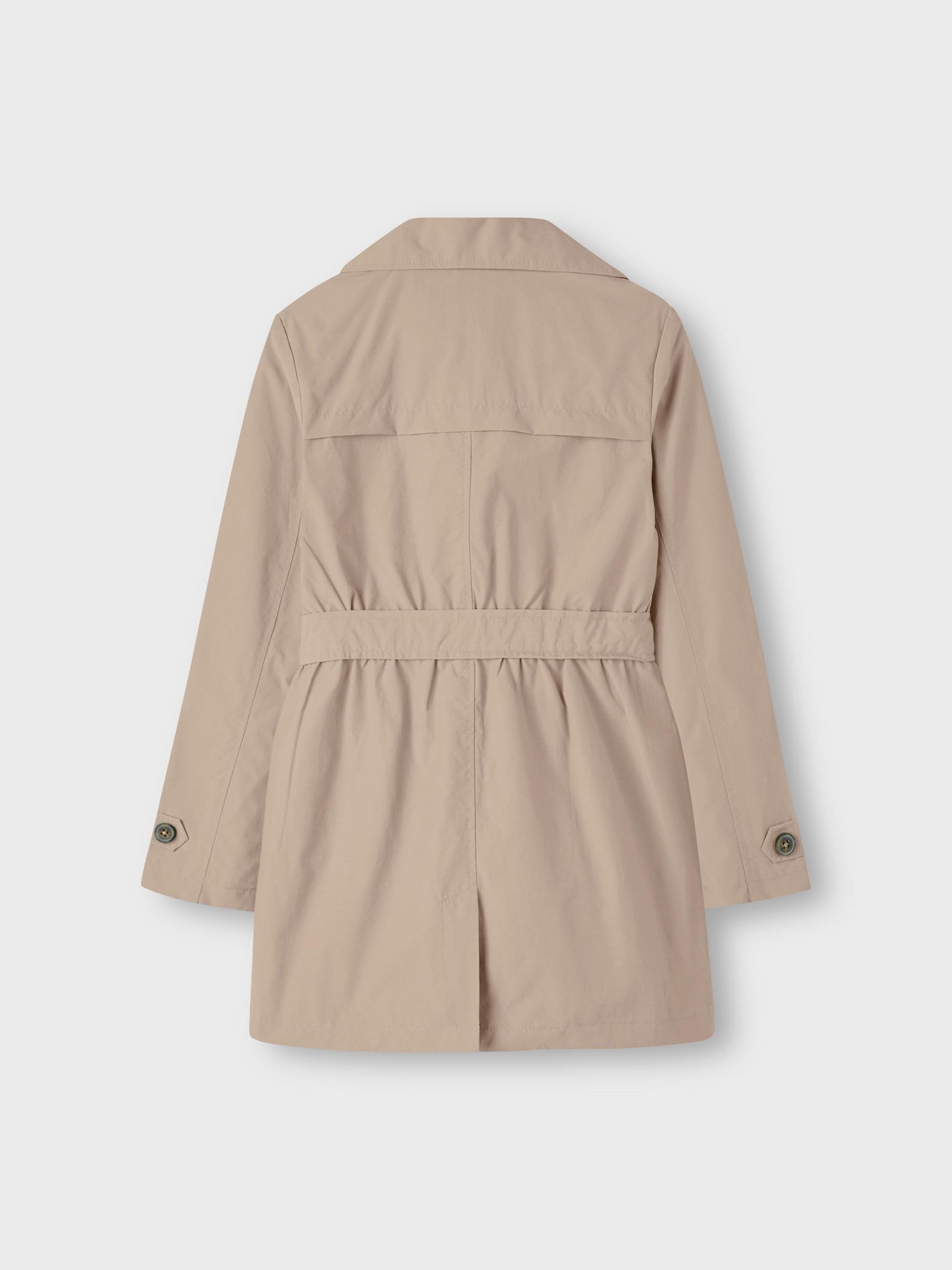NAME IT Girl's Nkfmadelin Trench Coat Noos