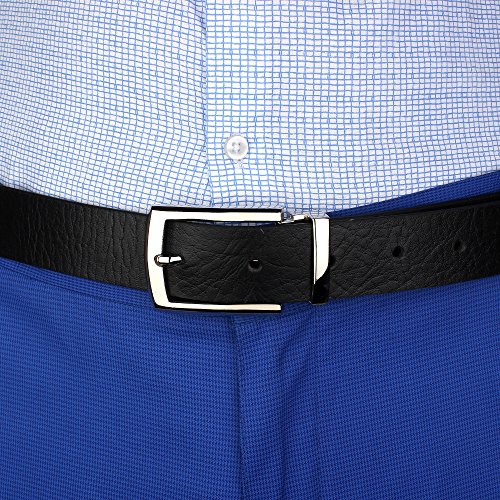 Image of ZORO formal /casual black genuine leather belts for mens- 1 year guarantee, Gift for gents