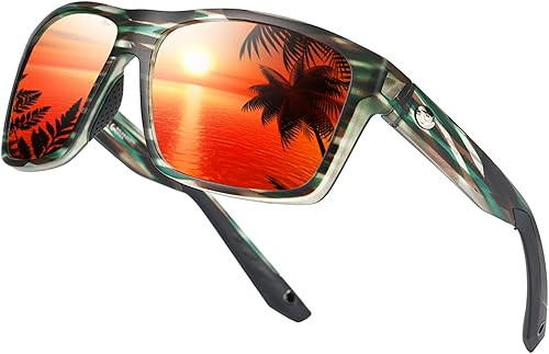 Gafas de sol polarizadas para hombres y mujeres antiUV cuadradas deportivas para ciclismo pesca conducción 82930