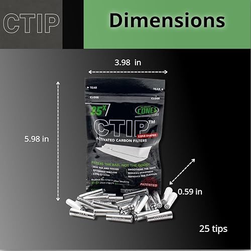 Miniatura 2 de Filtros de carbón activado en forma de cono de 25 unidades, con revestimiento de aluminio